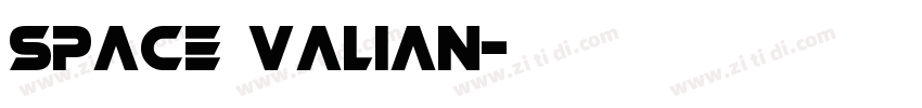 space valian字体转换